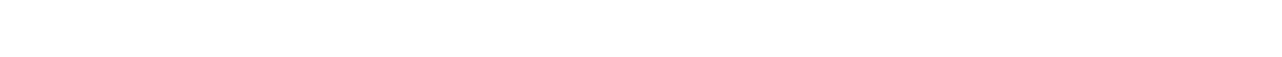 ERKLÄRUNG
